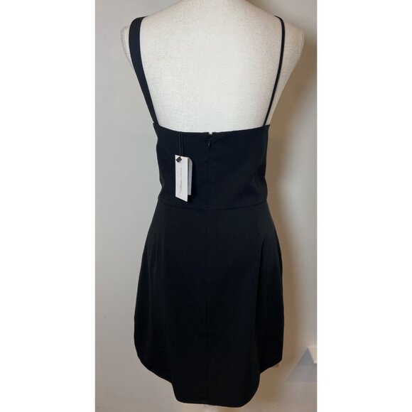 NWT Lovers + Friends Sidney Mini Dress Cross Straps Little Black Dress XL New - Picture 3 of 6